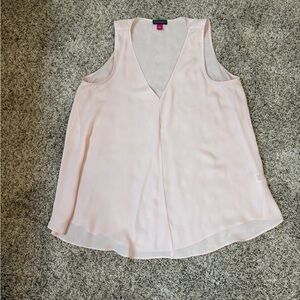VINCE CAMUTO Flowy Pink Sleeveless Top